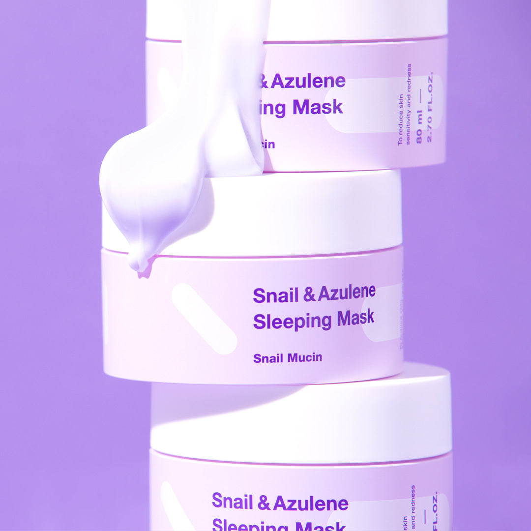 TIA'M Snail & Azulene Sleeping Mask (80ml) | Korean skincare | FREYA - Asian Beauty Secret