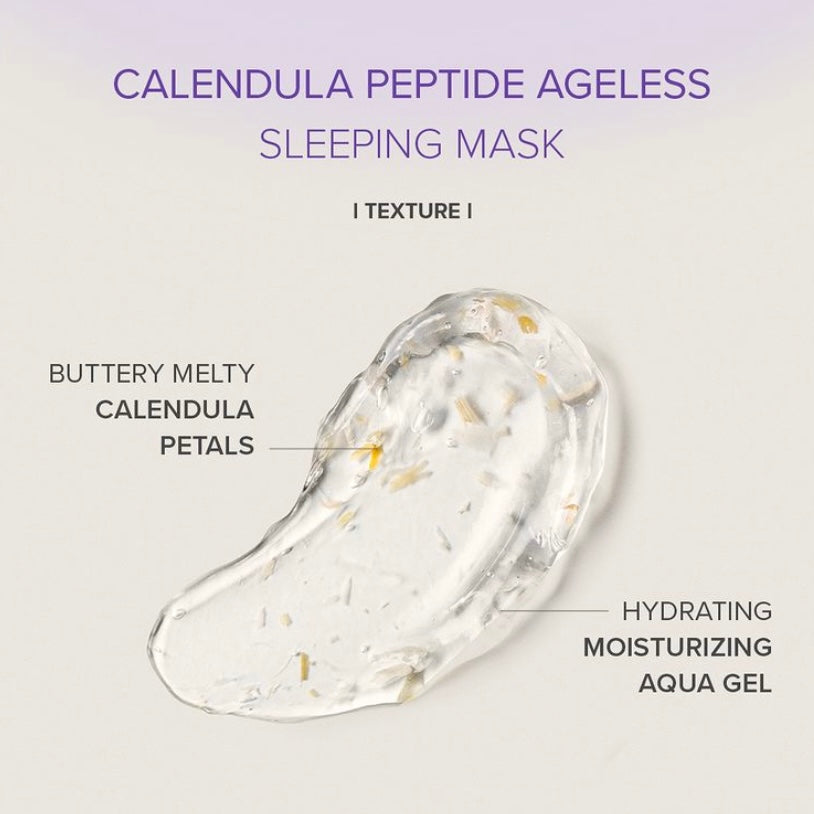 MARY & MAY - Calendula Peptide Ageless Sleeping Mask (110g) | Korean skincare | FREYA - Asian Beauty Secret