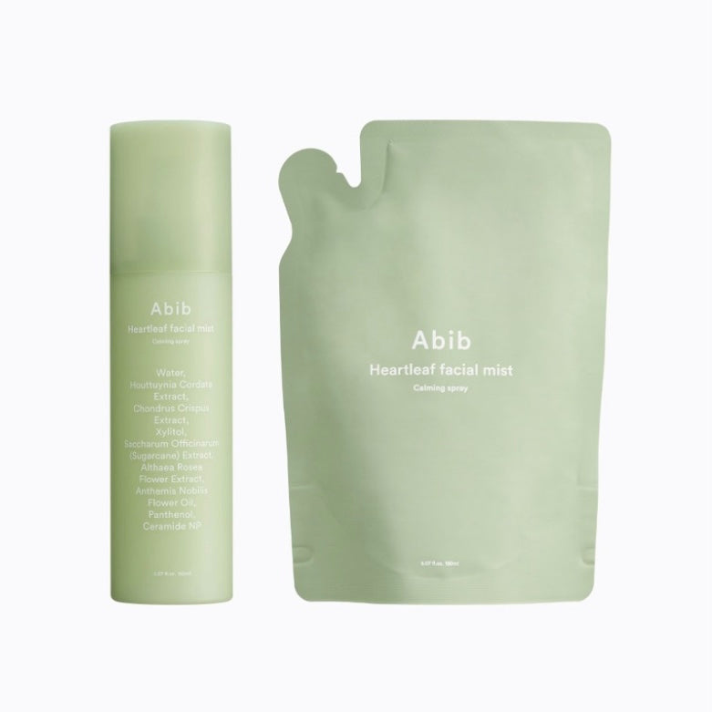 ABIB Heartleaf Facial Mist : Calming Spray Set (150ml+150ml refill) | Korean skincare | FREYA - Asian Beauty Secret