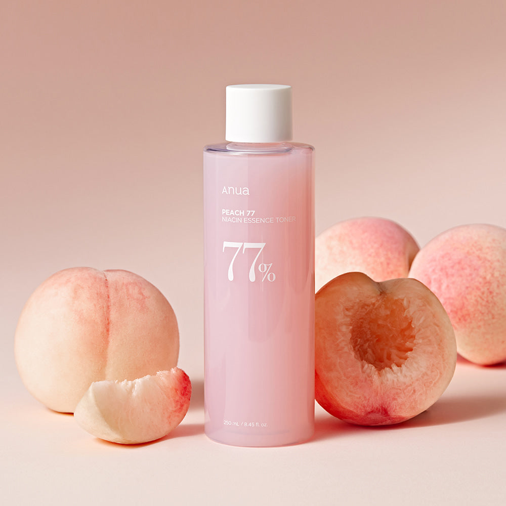 ANUA Peach 77 Niacin Essence Toner (250ml) | Korean skincare | FREYA - Asian Beauty Secret