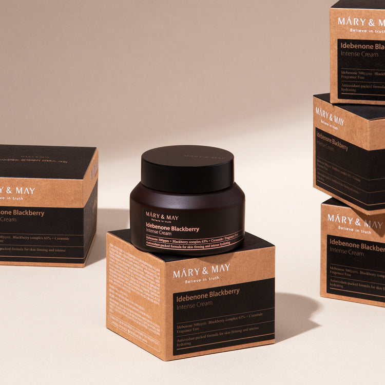 MARY & MAY Idebenone + Blackberry Intensive Cream (70g) | Korean skincare | FREYA - Asian Beauty Secret