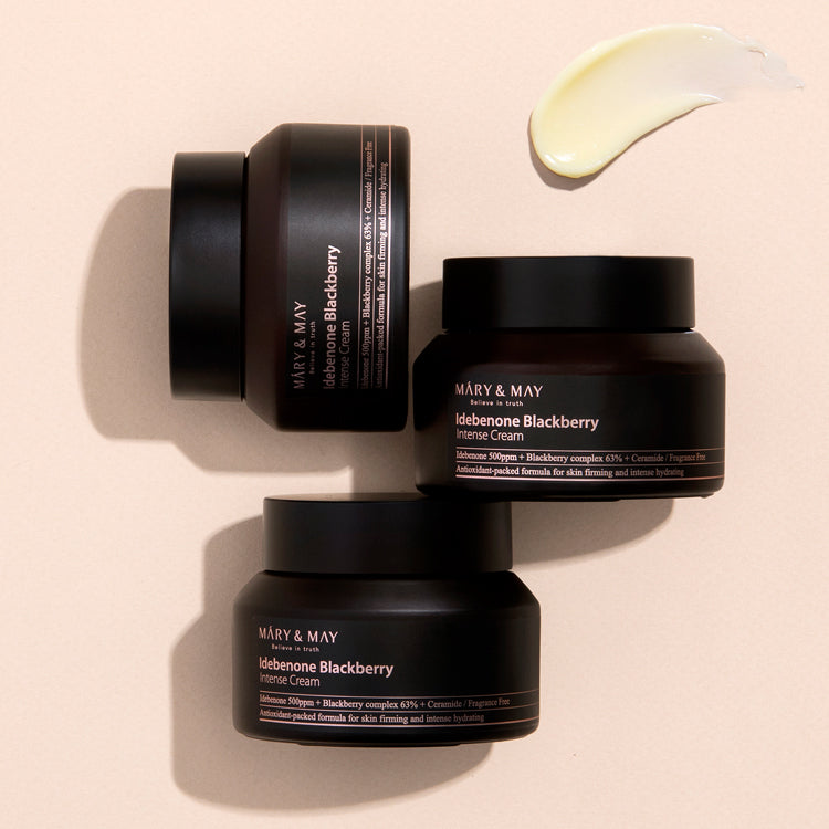 MARY & MAY Idebenone + Blackberry Intensive Cream (70g) | Korean skincare | FREYA - Asian Beauty Secret