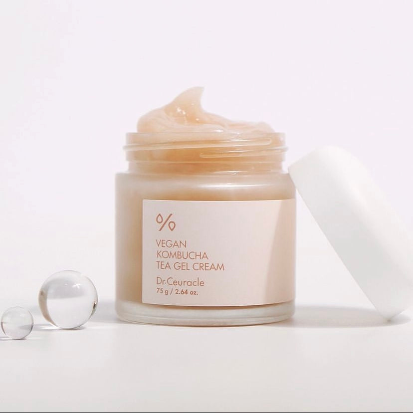 DR CEURACLE Vegan Kombucha Tea Gel Cream (75g) | Korean skincare | FREYA - Asian Beauty Secret