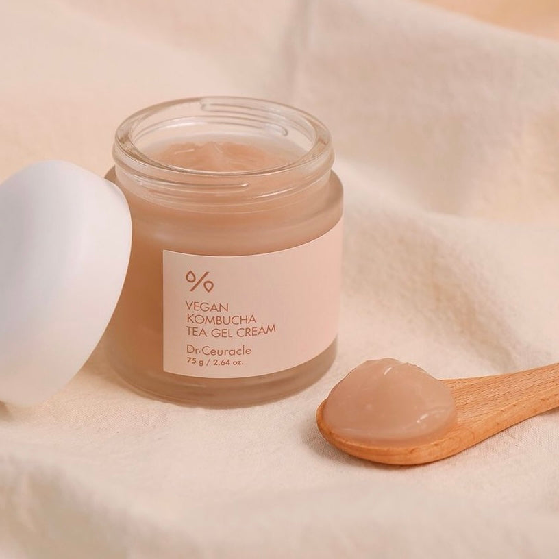 DR CEURACLE Vegan Kombucha Tea Gel Cream (75g) | Korean skincare | FREYA - Asian Beauty Secret