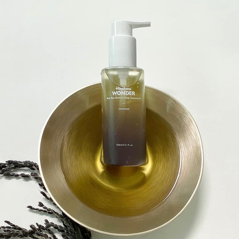HARUHARU WONDER Black Rice Moisture Deep Cleansing Oil (150 ml) | Korean skincare | FREYA - Asian Beauty Secret