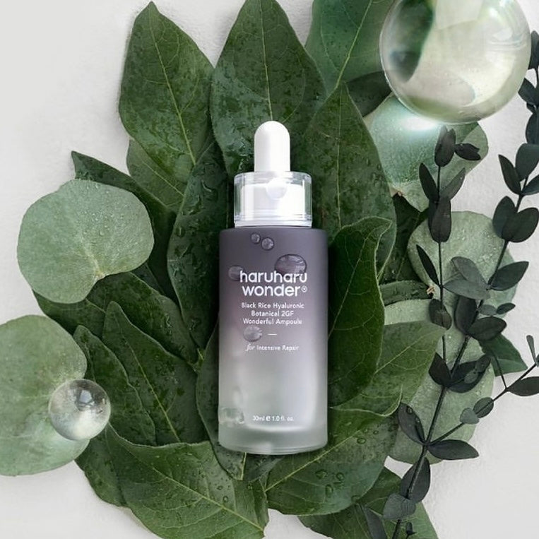 HARUHARU WONDER Black Rice Hyaluronic Botanical 2GF Wonderful Ampoule (30ml) | Korean skincare | FREYA - Asian Beauty Secret