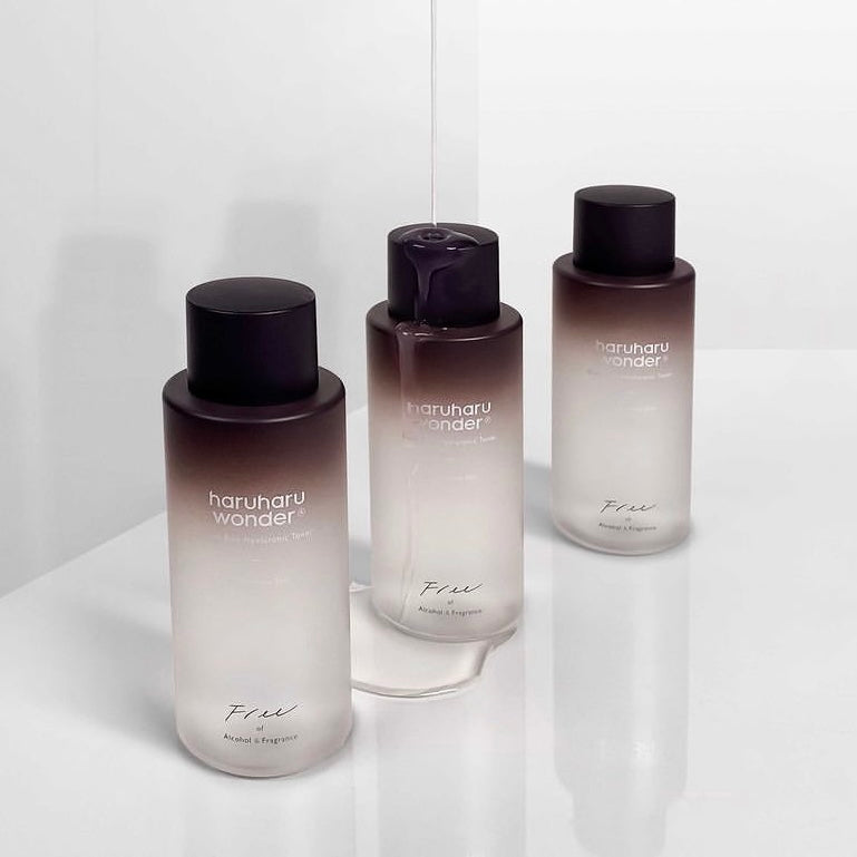 HARUHARU WONDER Black Rice Hyaluronic Toner For Sensitive Skin - Unscented (150ml) | Korean skincare | FREYA - Asian Beauty Secret