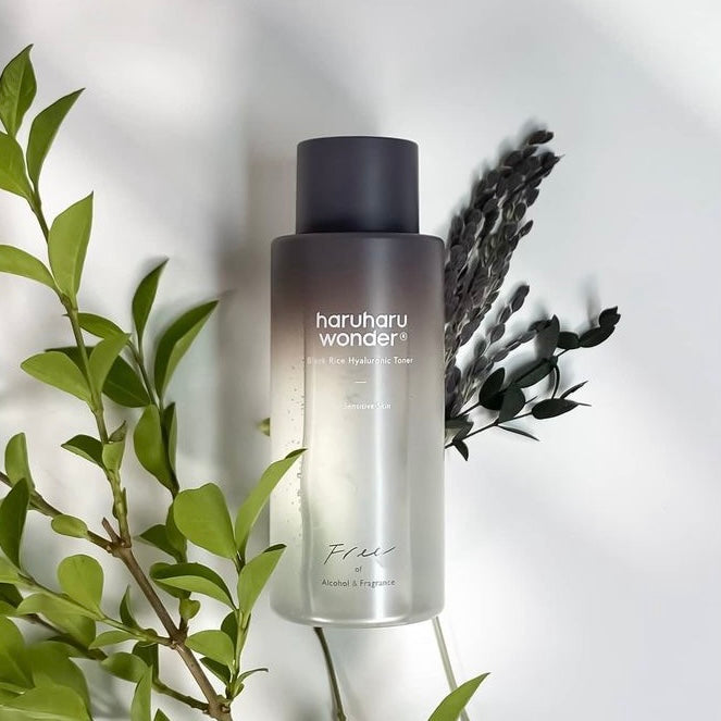 HARUHARU WONDER Black Rice Hyaluronic Toner For Sensitive Skin - Unscented (150ml) | Korean skincare | FREYA - Asian Beauty Secret