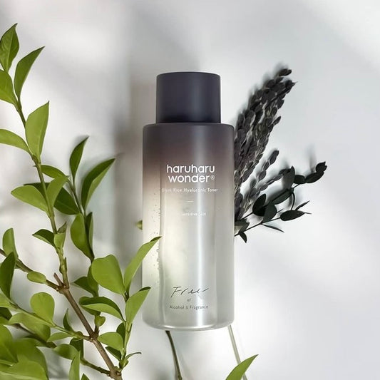 HARUHARU WONDER Black Rice Hyaluronic Toner For Sensitive Skin - Unscented (150ml) | Korean skincare | FREYA - Asian Beauty Secret
