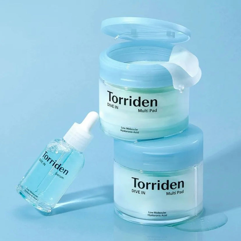 TORRIDEN DIVE-IN Low Molecular Hyaluronic Acid Multi Pad (80pcs) | Korean skincare | FREYA - Asian Beauty Secret