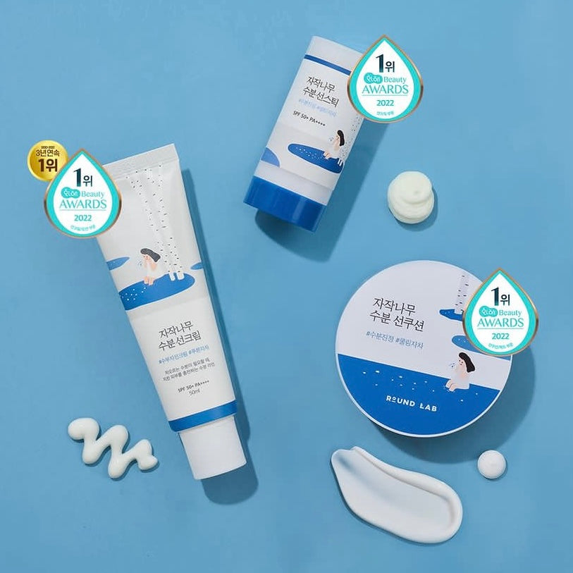 ROUND LAB Birch Juice Moisturizing Sun Cream SPF50+ PA++++ (50ml) | Korean skincare | FREYA - Asian Beauty Secret