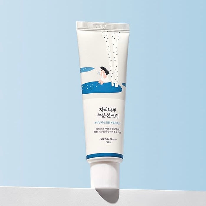 ROUND LAB Birch Juice Moisturizing Sun Cream SPF50+ PA++++ (50ml) | Korean skincare | FREYA - Asian Beauty Secret