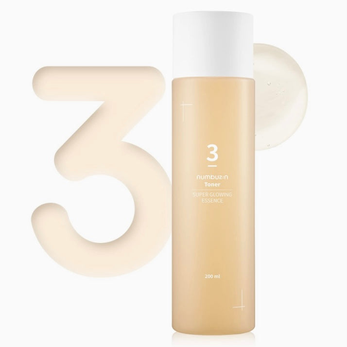 NUMBUZIN No.3 Super Glowing Essence Toner (200ml) | Korean skincare | FREYA - Asian Beauty Secret