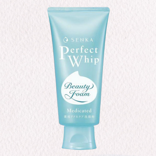 SHISEIDO Senka Perfect Whip Medicated Acne Care Beauty Foam (120g) | Japanese skincare | FREYA - Asian Beauty Secret