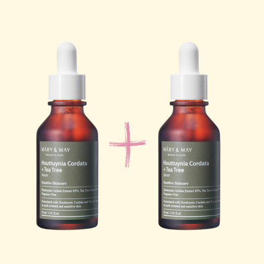 MARY & MAY Houttuynia Cordata + Tea Tree Serum (30ml) [1+1 offer]