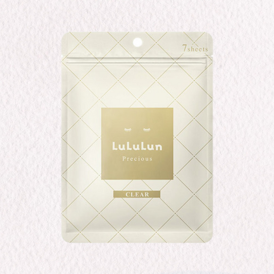 LULULUN Precious WHITE sheet mask [Clear type] | Japanese skincare | FREYA - Asian Beauty Secret
