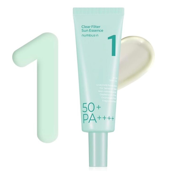 NUMBUZIN No.1 Clear Filter Sun Essence SPF50+ PA++++ (50ml) | Korean skincare | FREYA - Asian Beauty Secret