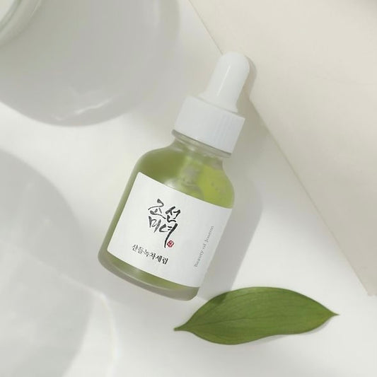 BEAUTY OF JOSEON Calming Serum : Green Tea + Panthenol (30ml) | Korean skincare | FREYA - Asian Beauty Secret