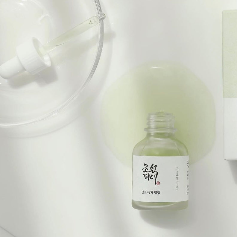 BEAUTY OF JOSEON Calming Serum : Green Tea + Panthenol (30ml) | Korean skincare | FREYA - Asian Beauty Secret