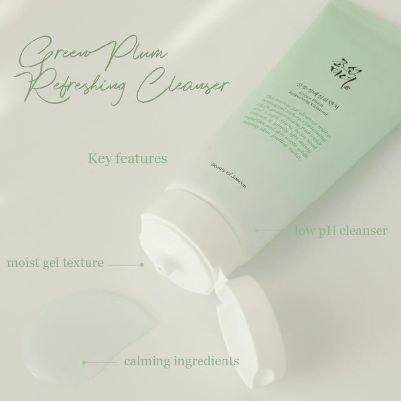 BEAUTY OF JOSEON Green Plum Refreshing Cleanser (100ml) | Korean skincare | FREYA - Asian Beauty Secret